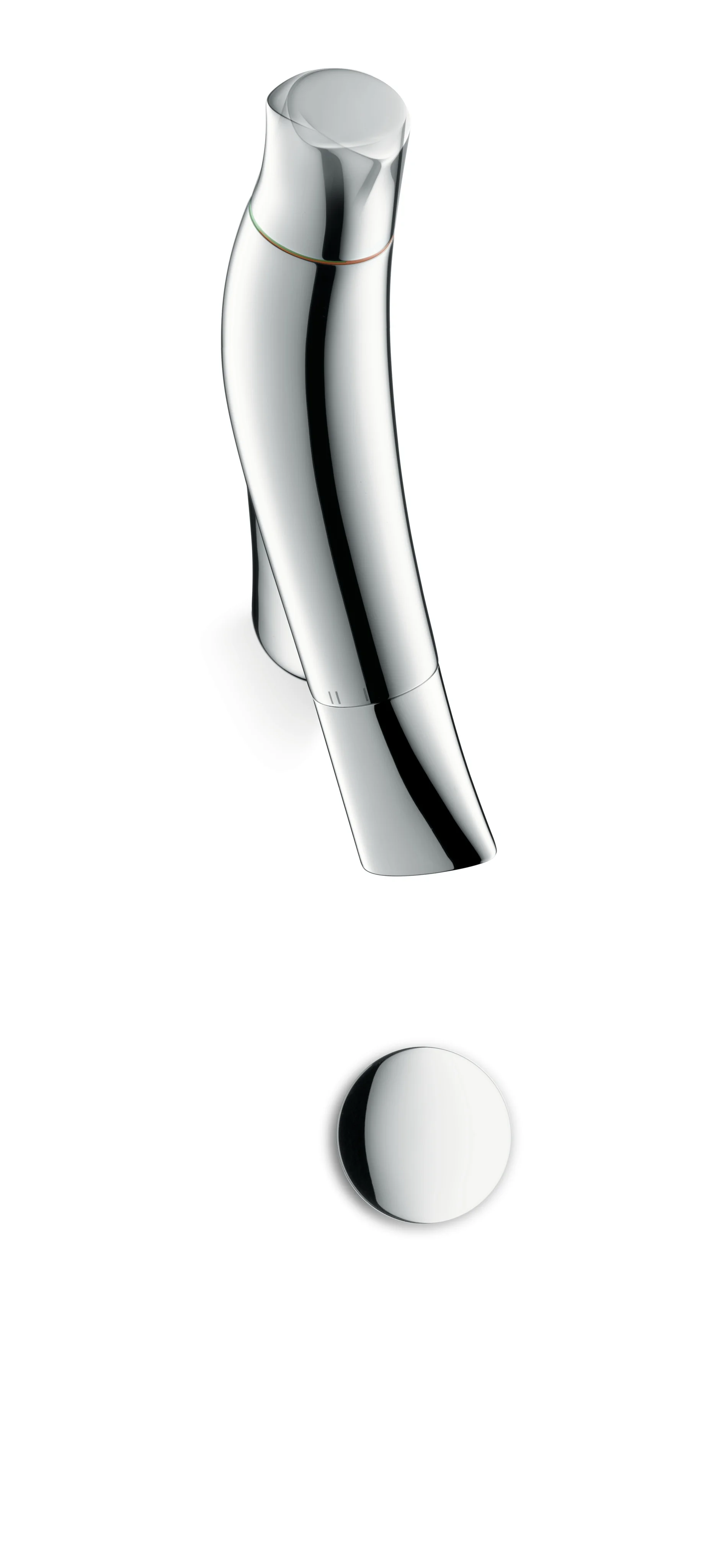 Hansgrohe AXOR Starck Organic 2-Griff Waschtischmischer Chrom, ComfortZone 80, Ausladung 116 mm, Auslaufhöhe 83 mm, Zylindergriff, Brausestrahl, max. Durchfluss 3,5 l/min