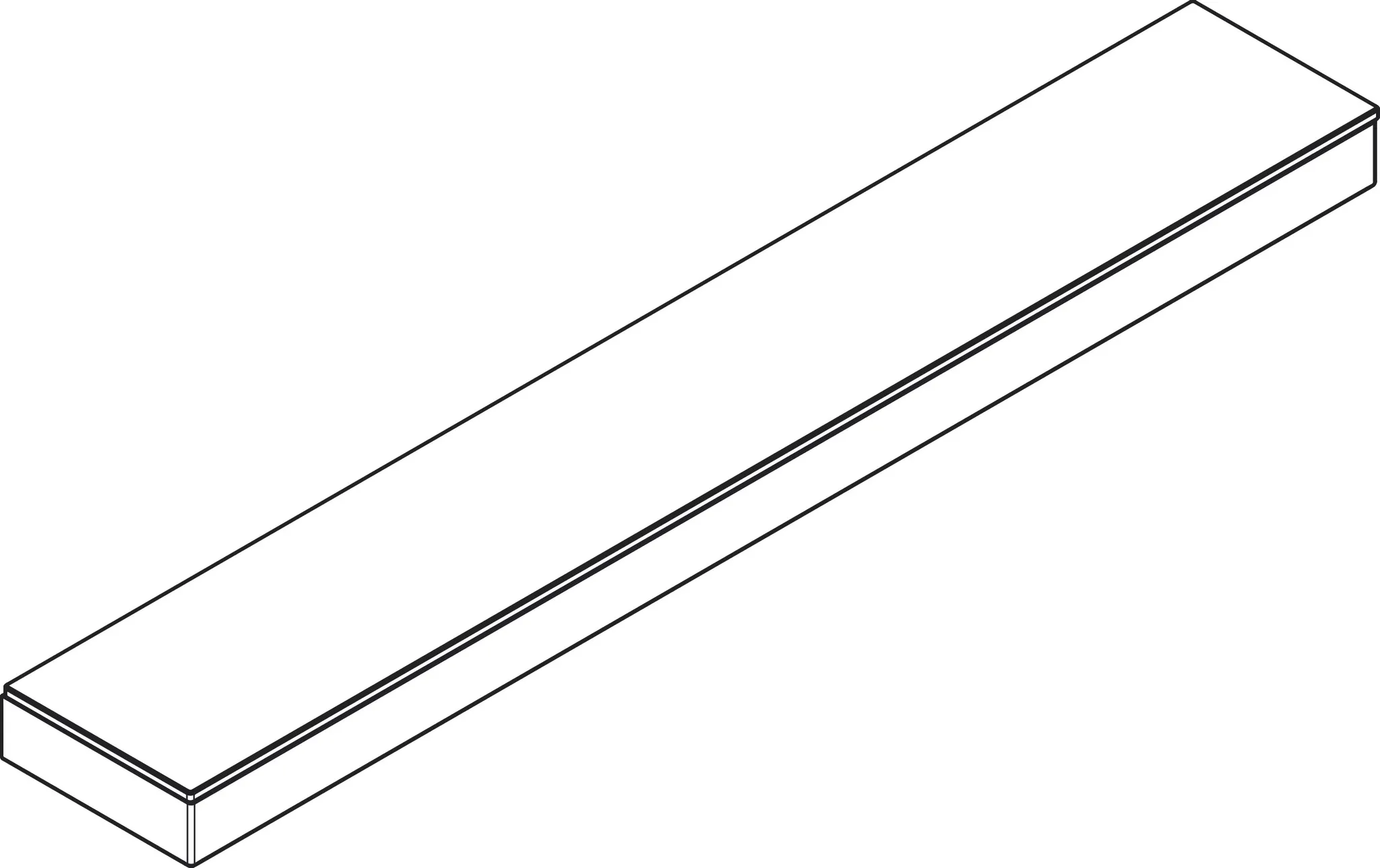 Schulterbrause Rainfinity 500 1jet und Ablage chrom Schulterbrause Rainfinity 500 1jet und Ablage chrom