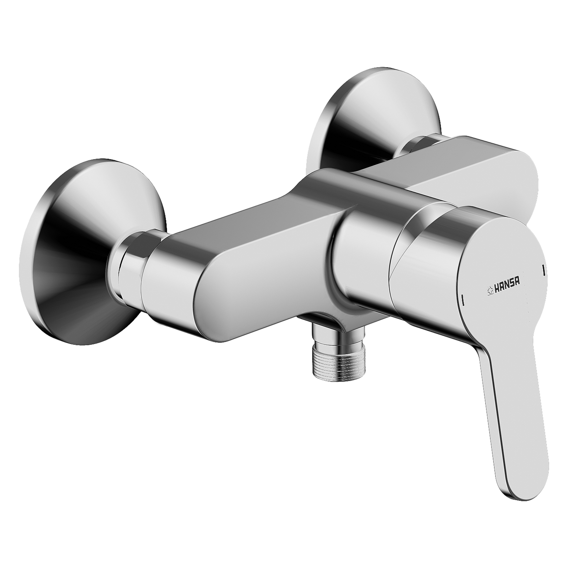 HansaPRIMO Einhebelmischer Brausebatterie DN15 Chrom HansaPRIMO Einhebelmischer Brausebatterie DN15 Chrom