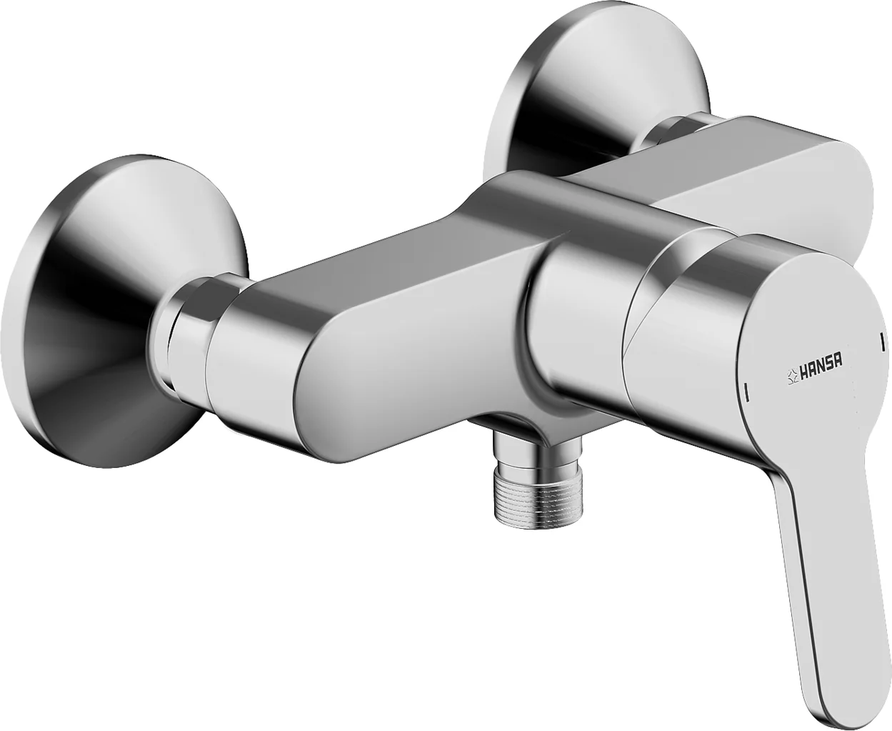 HansaPRIMO Einhebelmischer Brausebatterie DN15 Chrom