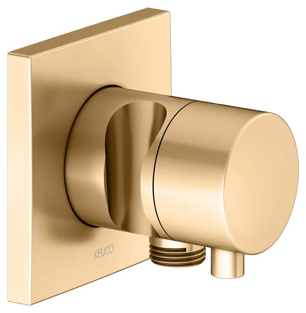 KEUCO IXMO Absperrventil Unterputz für 1 Verbraucher mit Schlauchanschluss und Brausehalter Messing gebürstet KEUCO IXMO Absperrventil Unterputz für 1 Verbraucher mit Schlauchanschluss und Brausehalter Messing gebürstet
