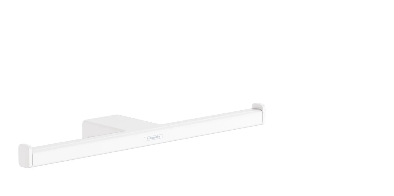 Hansgrohe AddStoris Q Doppel-Papierrollenhalter mattweiß für 2 Rollen Hansgrohe AddStoris Q Doppel-Papierrollenhalter mattweiß für 2 Rollen