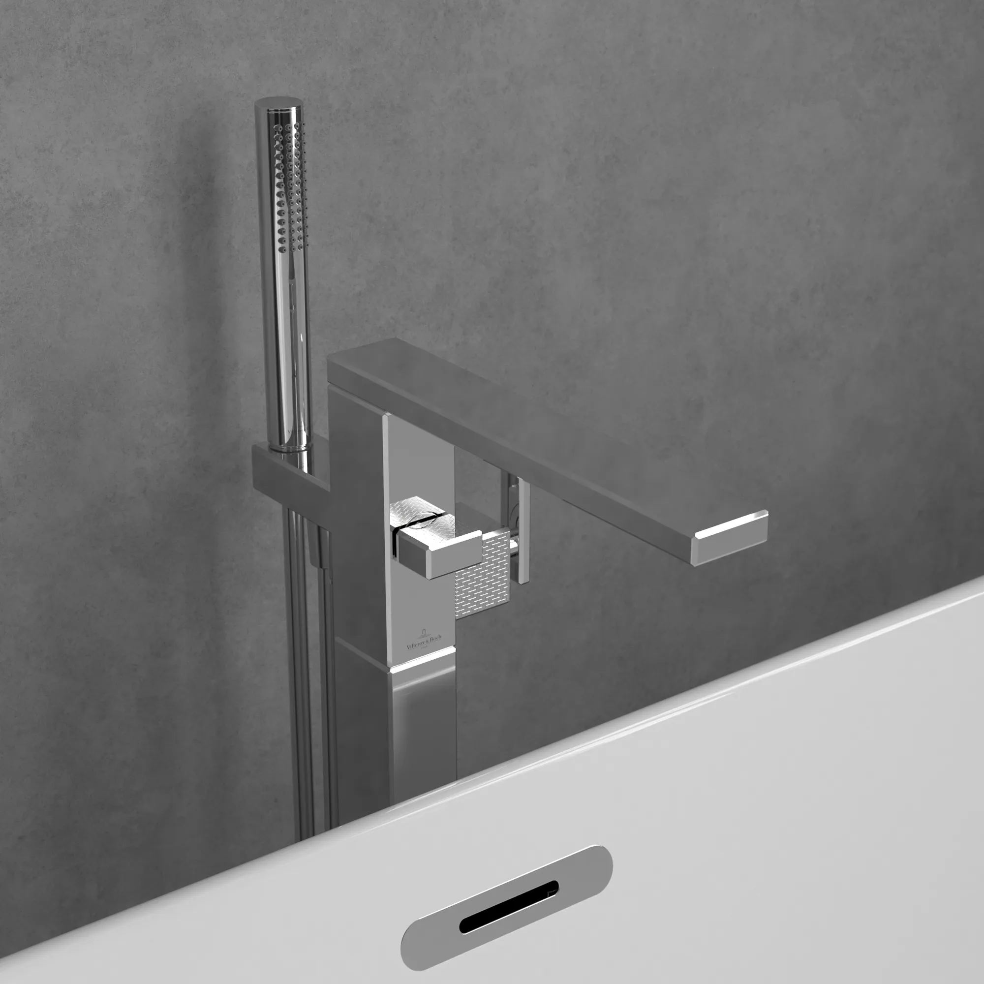 Einhand-Wannenarmatur „Mettlach“ Ausladung 237 mm in Chrom Einhand-Wannenarmatur „Mettlach“ Ausladung 237 mm in Chrom