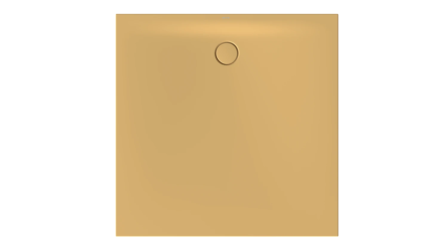 Bette quadrat Duschwanne „BetteFloor Side“ 1200 × 1200 mm ohne Oberflächenbeschichtung, ohne Oberflächenveredelung, ohne Wannenträger, in Curry