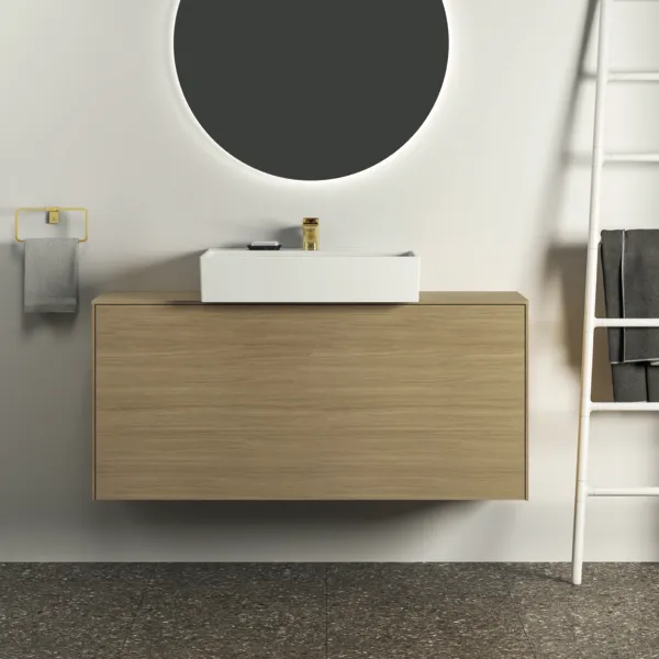 Ideal Standard Conca Cube Handtuchring, eckig, Brushed Gold Ideal Standard Conca Cube Handtuchring, eckig, Brushed Gold