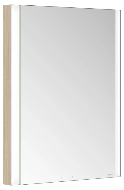 KEUCO Wandeinbau Spiegelschrank „Somaris“ Eiche hell Dekor, Anschlag rechts, rechts, Unterputz, Anschlag rechts, mit Spiegelheizung 600 × 710 × 115 mm KEUCO Wandeinbau Spiegelschrank „Somaris“ Eiche hell Dekor, Anschlag rechts, rechts, Unterputz, Anschlag rechts, mit Spiegelheizung 600 × 710 × 115 mm