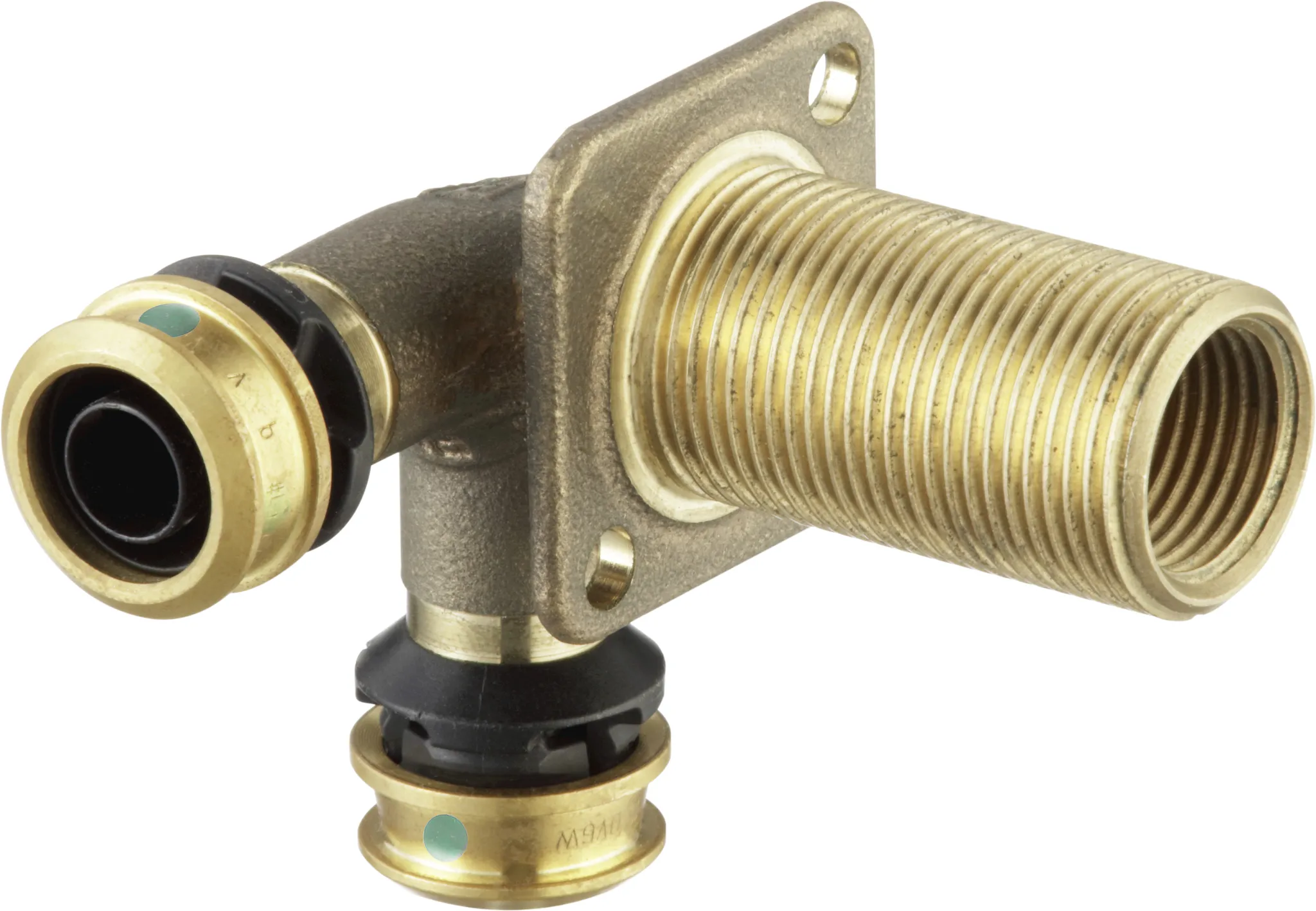 Viega „Raxofix“ Doppelwanddurchführung mit 2 Muffen und Außengewinde 16 mm × 1/2″ / 3/4″ × 47 mm Viega „Raxofix“ Doppelwanddurchführung mit 2 Muffen und Außengewinde 16 mm × 1/2″ / 3/4″ × 47 mm