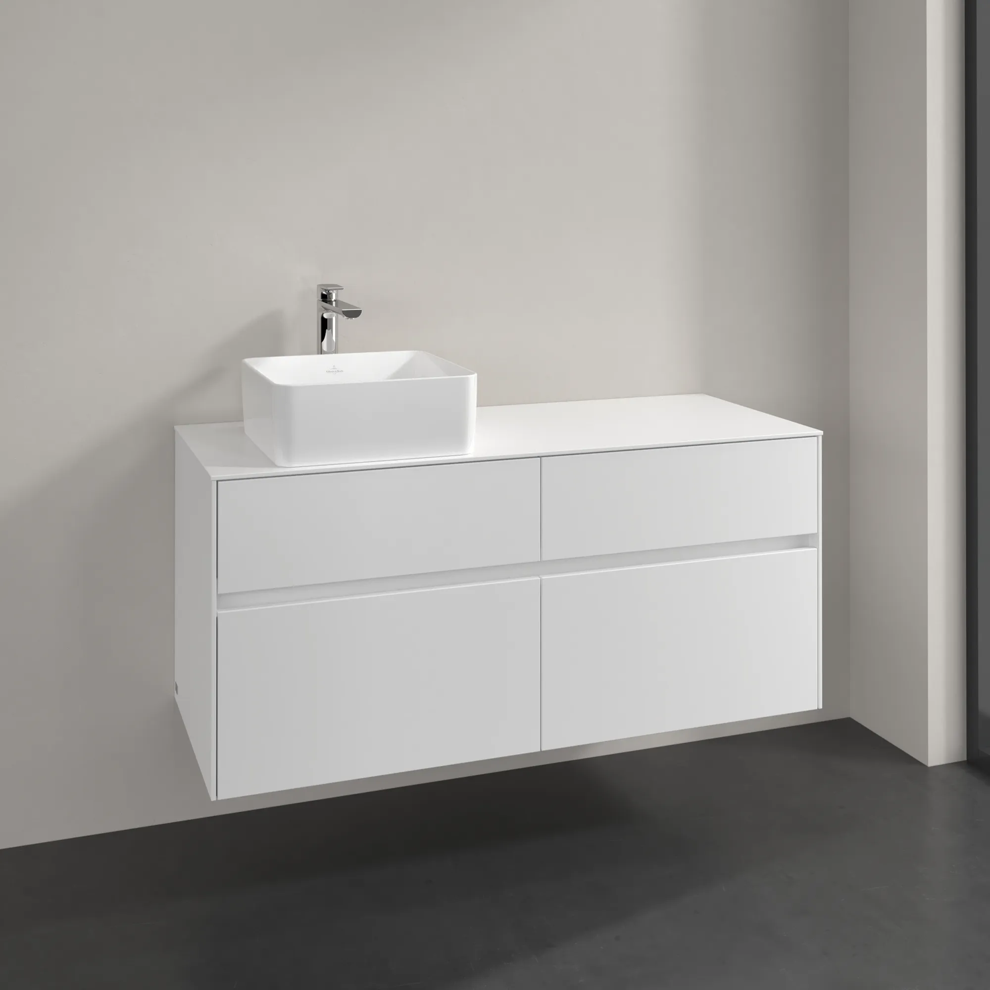 Villeroy & Boch Collaro Waschbeckenunterschrank C04200 1200x548x500mm White Matt Villeroy & Boch Collaro Waschbeckenunterschrank C04200 1200x548x500mm White Matt