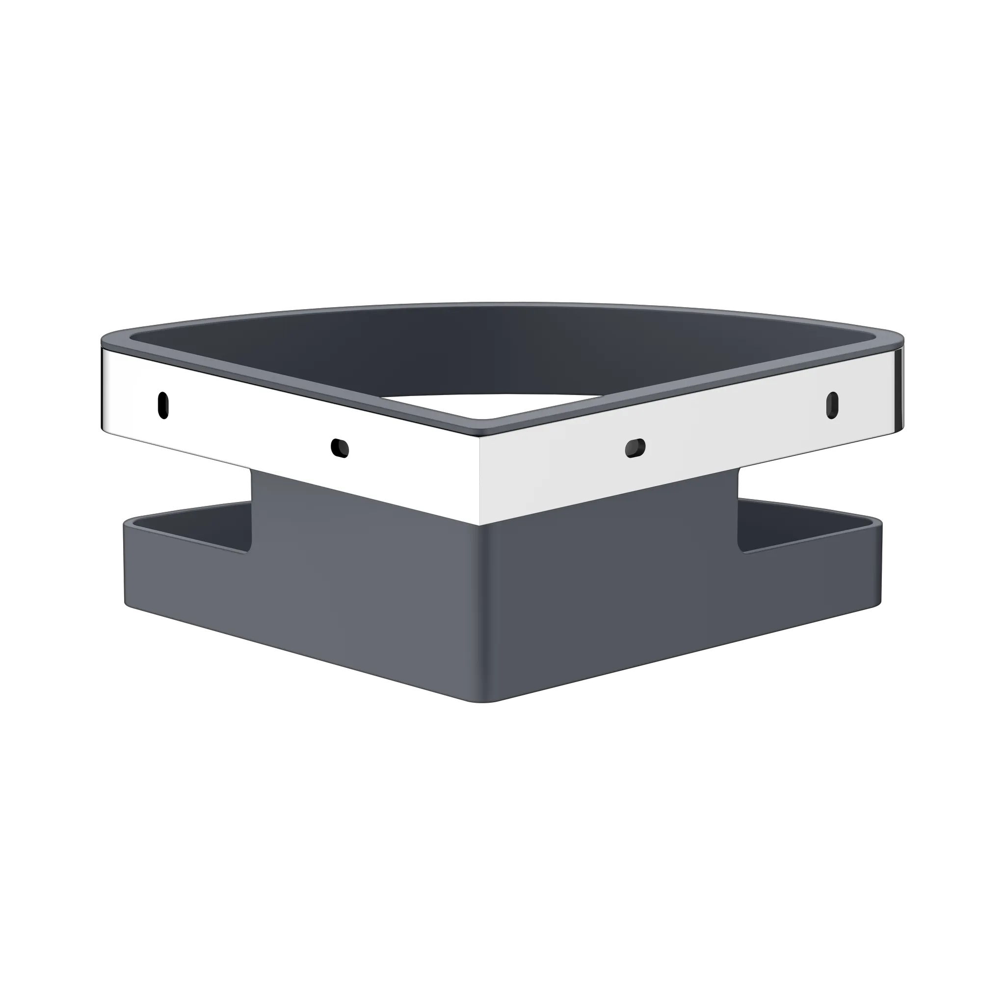 Collection Moll Eckduschkorb Kunststoff-Einsatz anthrazit verchromt Collection Moll Eckduschkorb Kunststoff-Einsatz anthrazit verchromt