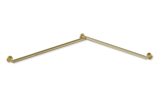 HEWI System 900 Duschhandlauf, Edelstahl, PVD beschichtet, links, 947mm, Messing gebürstet HEWI System 900 Duschhandlauf, Edelstahl, PVD beschichtet, links, 947mm, Messing gebürstet