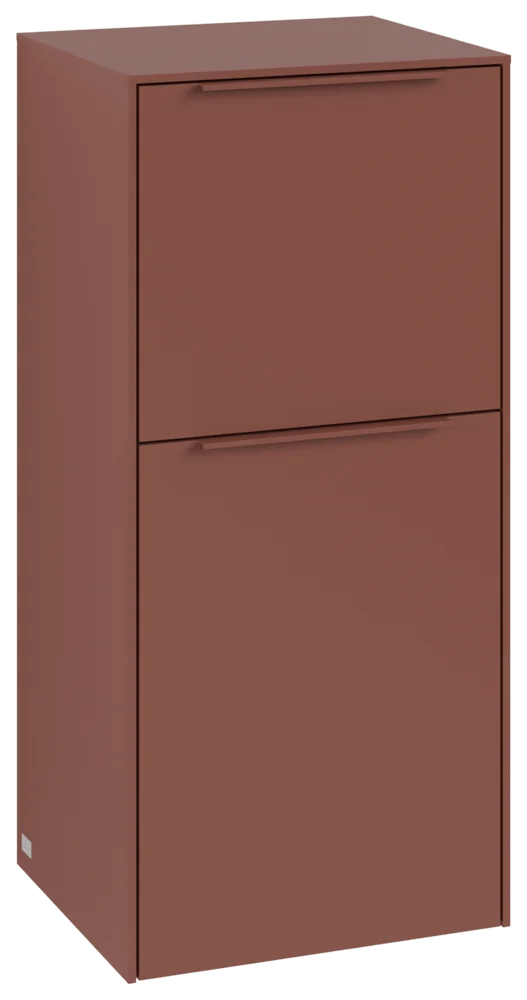 Villeroy & Boch Subway 3.0 Seitenschrank C59402, 400x860x362mm, 1 Auszug, 1 Tür, links Anschlag, Wine Red Villeroy & Boch Subway 3.0 Seitenschrank C59402, 400x860x362mm, 1 Auszug, 1 Tür, links Anschlag, Wine Red