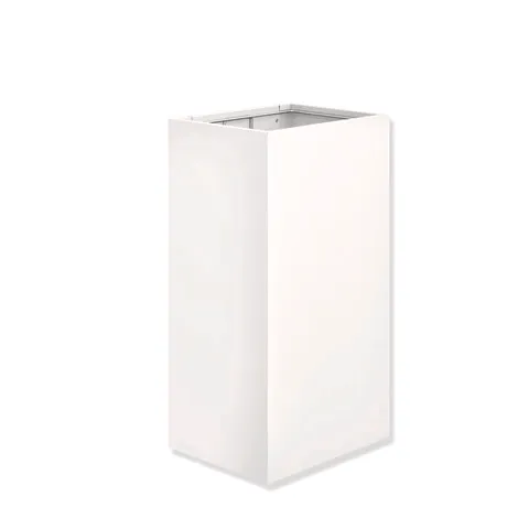 Papierabfallbehälter 60 l pulverbe., ohne Deckel weiß tiefmatt Papierabfallbehälter 60 l pulverbe., ohne Deckel weiß tiefmatt