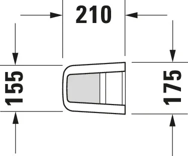 Standsäule ME by Starck für 233565, 233560, 233555, weiß Standsäule ME by Starck für 233565, 233560, 233555, weiß