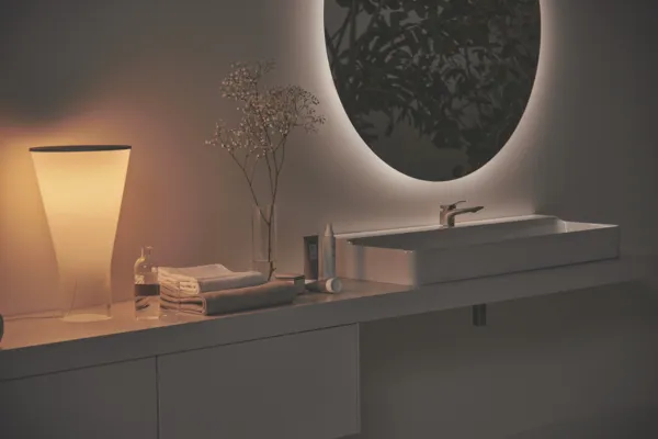 Waschbecken „Conca“ 120 × 45 × 14,5 cm, Hahnlochposition mittig in Weiß Waschbecken „Conca“ 120 × 45 × 14,5 cm, Hahnlochposition mittig in Weiß