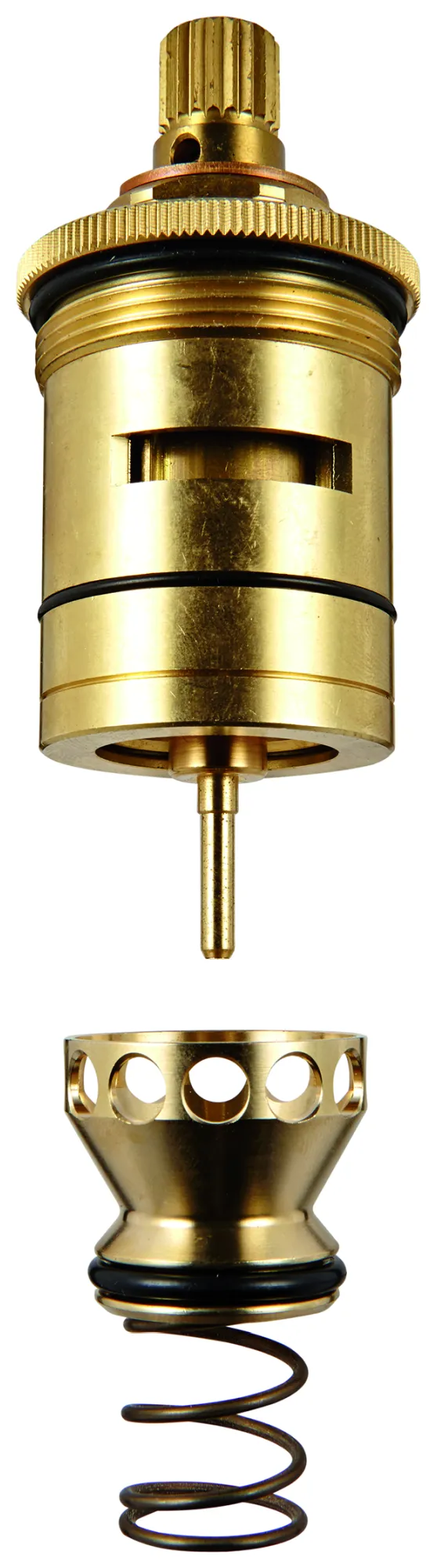 Thermoelement 47061, DN 15, für vertauschte Wasserwege, Bimetall (geschlossene Patronenbauweise), für Grohmix Thermostate Thermoelement 47061, DN 15, für vertauschte Wasserwege, Bimetall (geschlossene Patronenbauweise), für Grohmix Thermostate