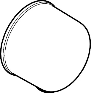 AXOR Archivio Wandanschluss, Oberfläche: Chrom