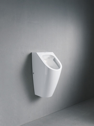 Urinal ME by Starck rimless, weiß Zulauf von oben Urinal ME by Starck rimless, weiß Zulauf von oben