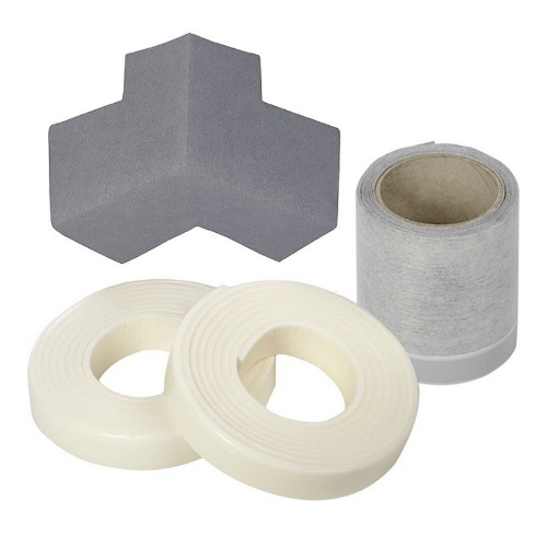 3D Wannenrand-Dichtset für Wand-, Bade- und Duschwannenecke 18800040 Sonderpreis, B-Ware