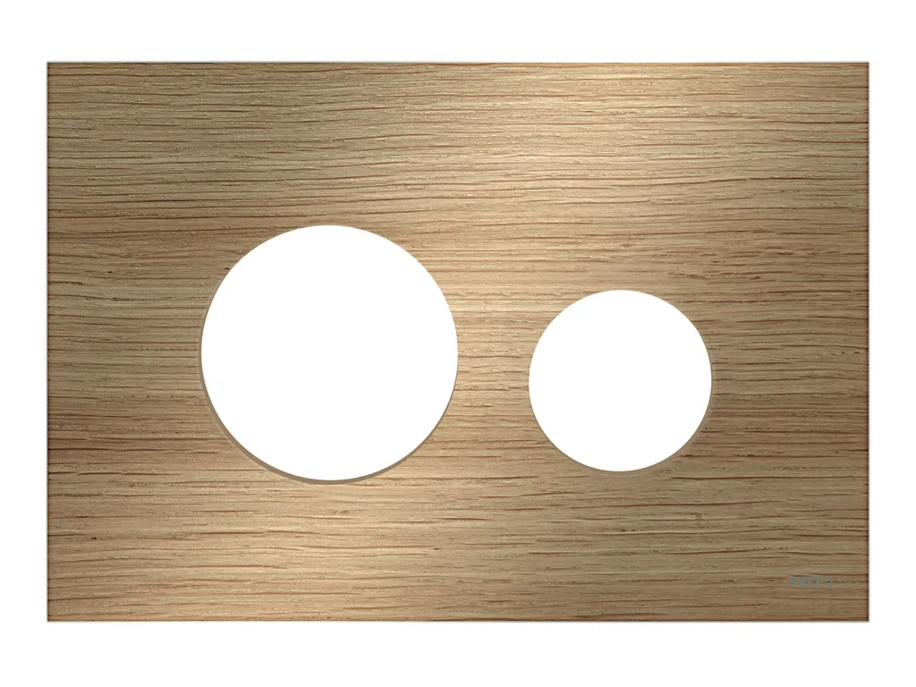 loop Blende für WC-Betätigungsplatte Holz Eiche loop Blende für WC-Betätigungsplatte Holz Eiche