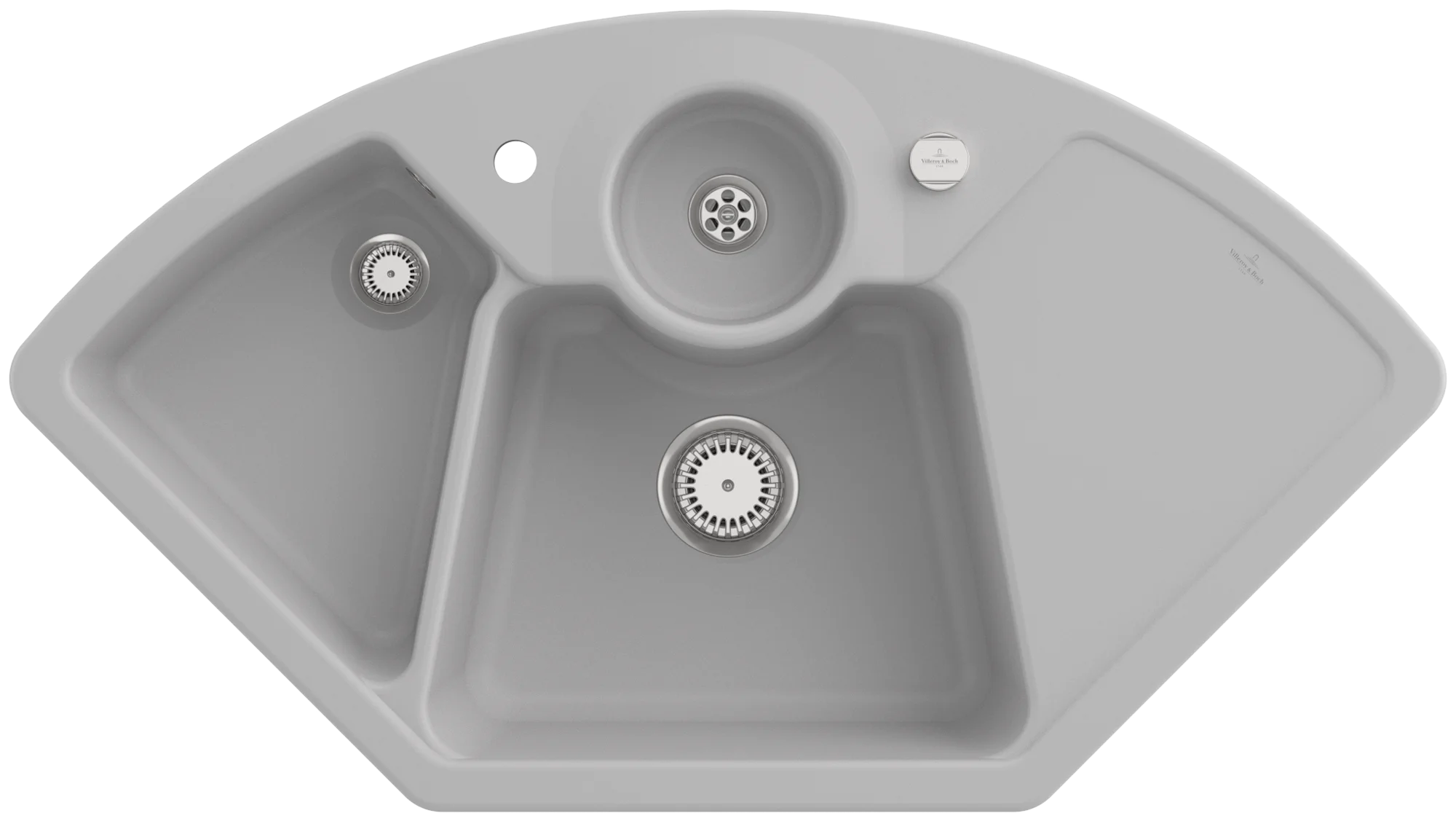 Villeroy & Boch Eckspüle Solo Eck 670802, 1075x600mm Villeroy & Boch Eckspüle Solo Eck 670802, 1075x600mm