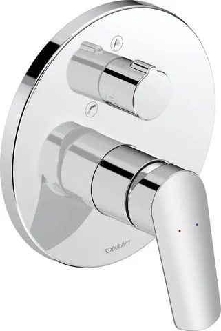 Duravit Einhand-Unterputz-Armatur „No.1“ in Chrom Duravit Einhand-Unterputz-Armatur „No.1“ in Chrom