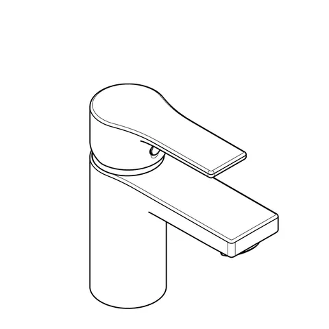 Kludi ZENTA SL Waschtisch-EHM 75mm chrom