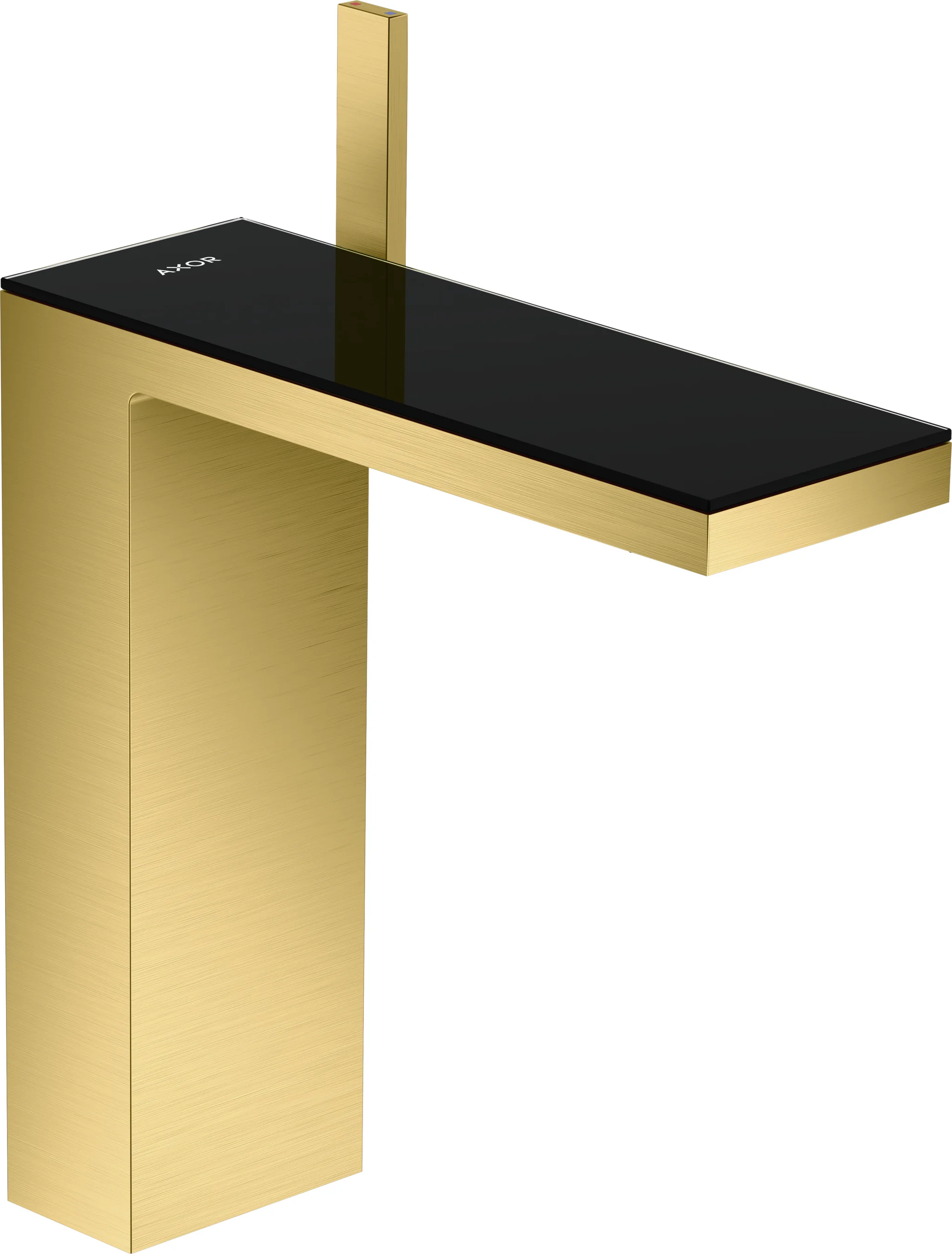 Hansgrohe AXOR MyEdition Platte 245 mm Glas schwarz abnehmbar