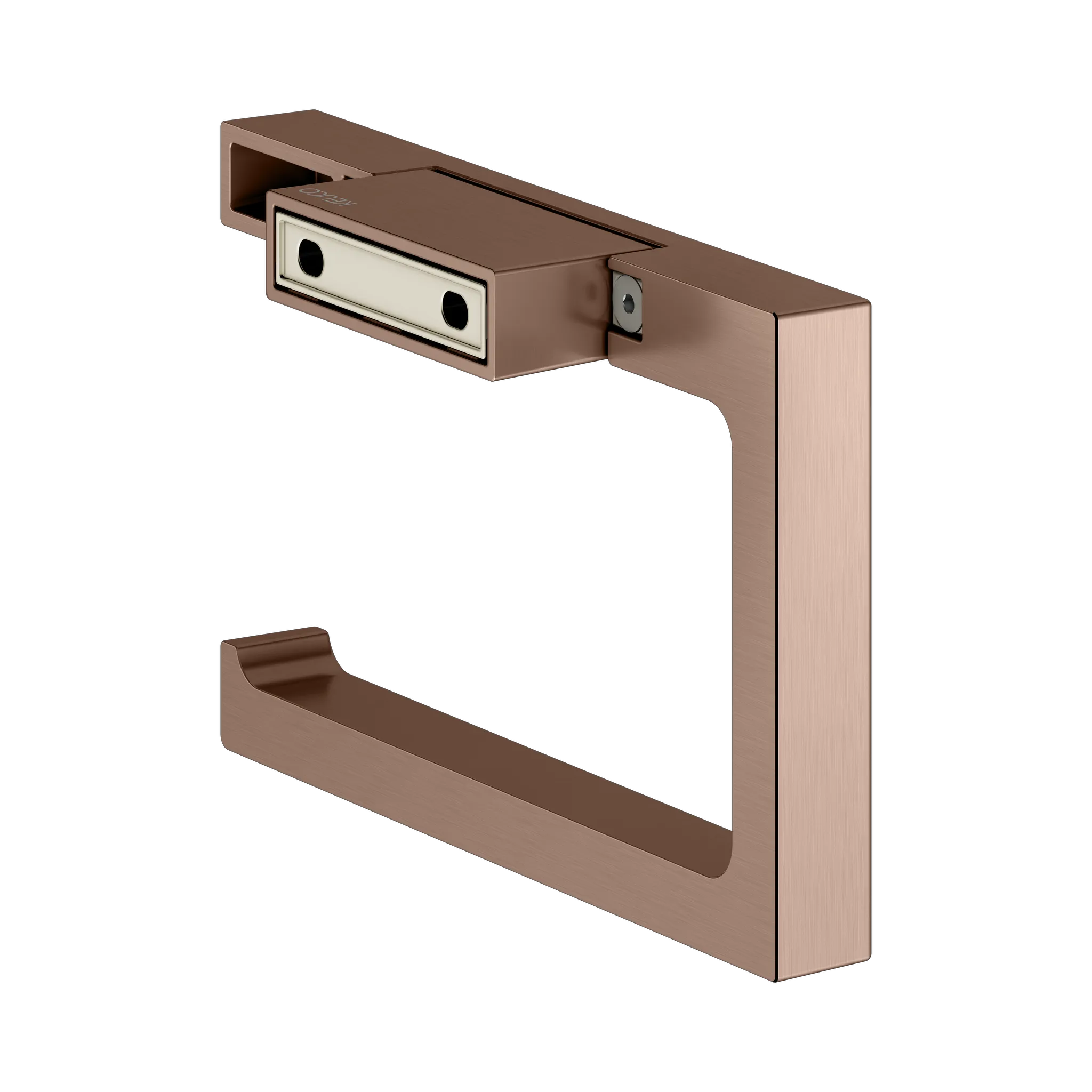 KEUCO EDITION 11 Toilettenpapierhalter offene Form Rotgold gebürstet KEUCO EDITION 11 Toilettenpapierhalter offene Form Rotgold gebürstet