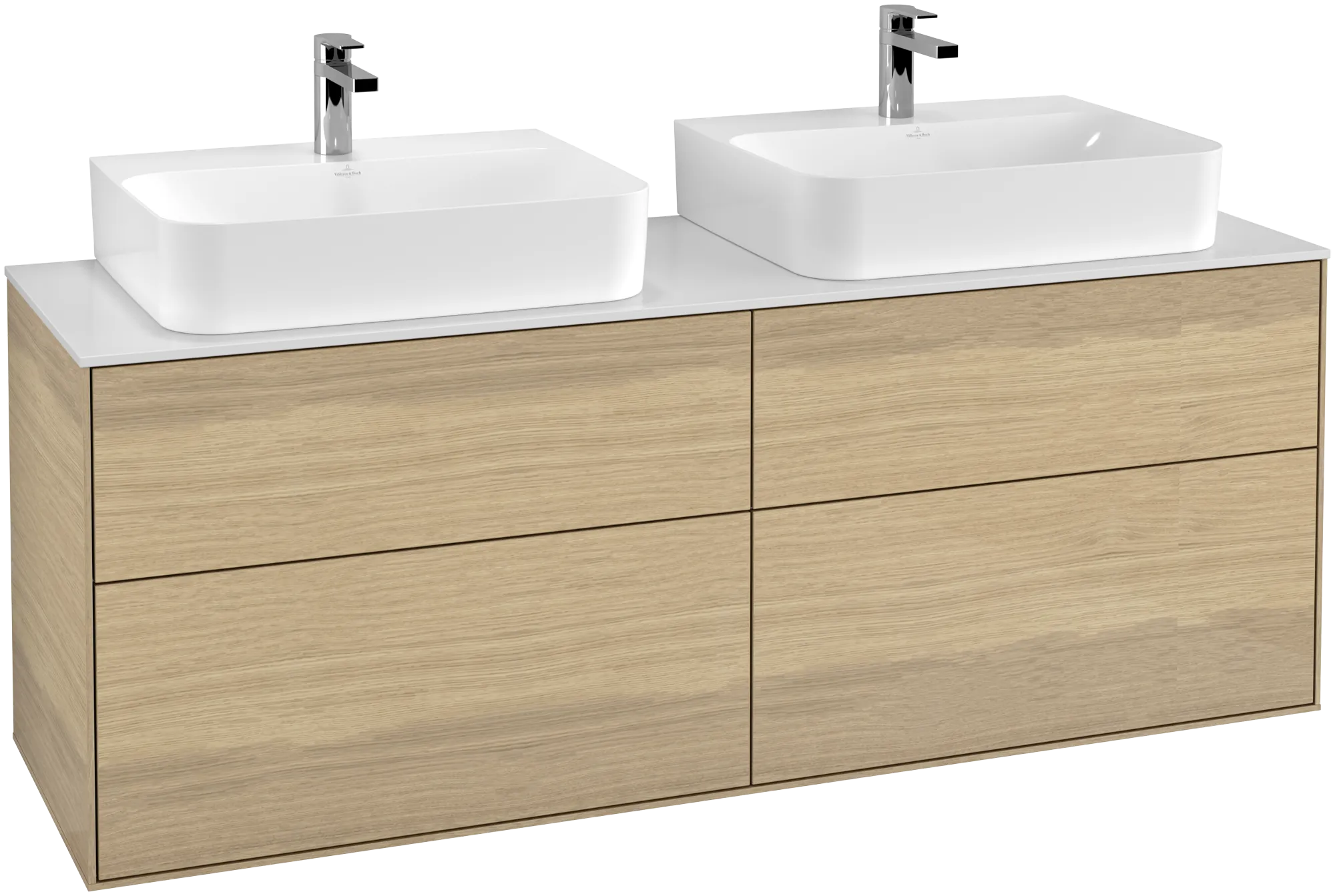Villeroy & Boch Finion Waschbeckenunterschrank G18, 1600x603x501mm, mit Beleuchtung