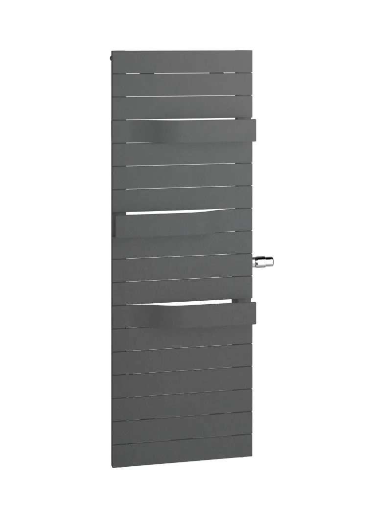 Kermi Design-Heizkörper „Tabeo®-V“ 75 × 143,7 cm in Graphit Metallic
