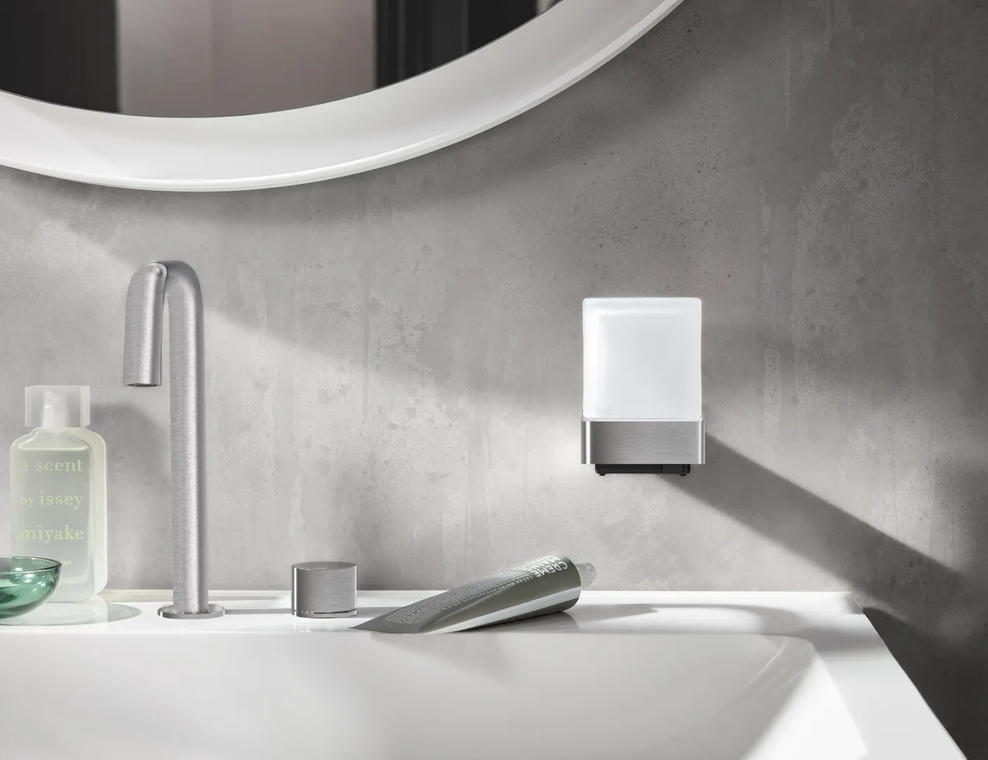 emco loft SensorseifenspenderGlas satiniert, edelstahloptik emco loft SensorseifenspenderGlas satiniert, edelstahloptik