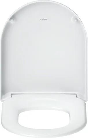 Duravit Univ.WC-Sitz D-shaped Tief 432mm Ülap Absenkaut. abnehmb. Scharn. Edelst. We
