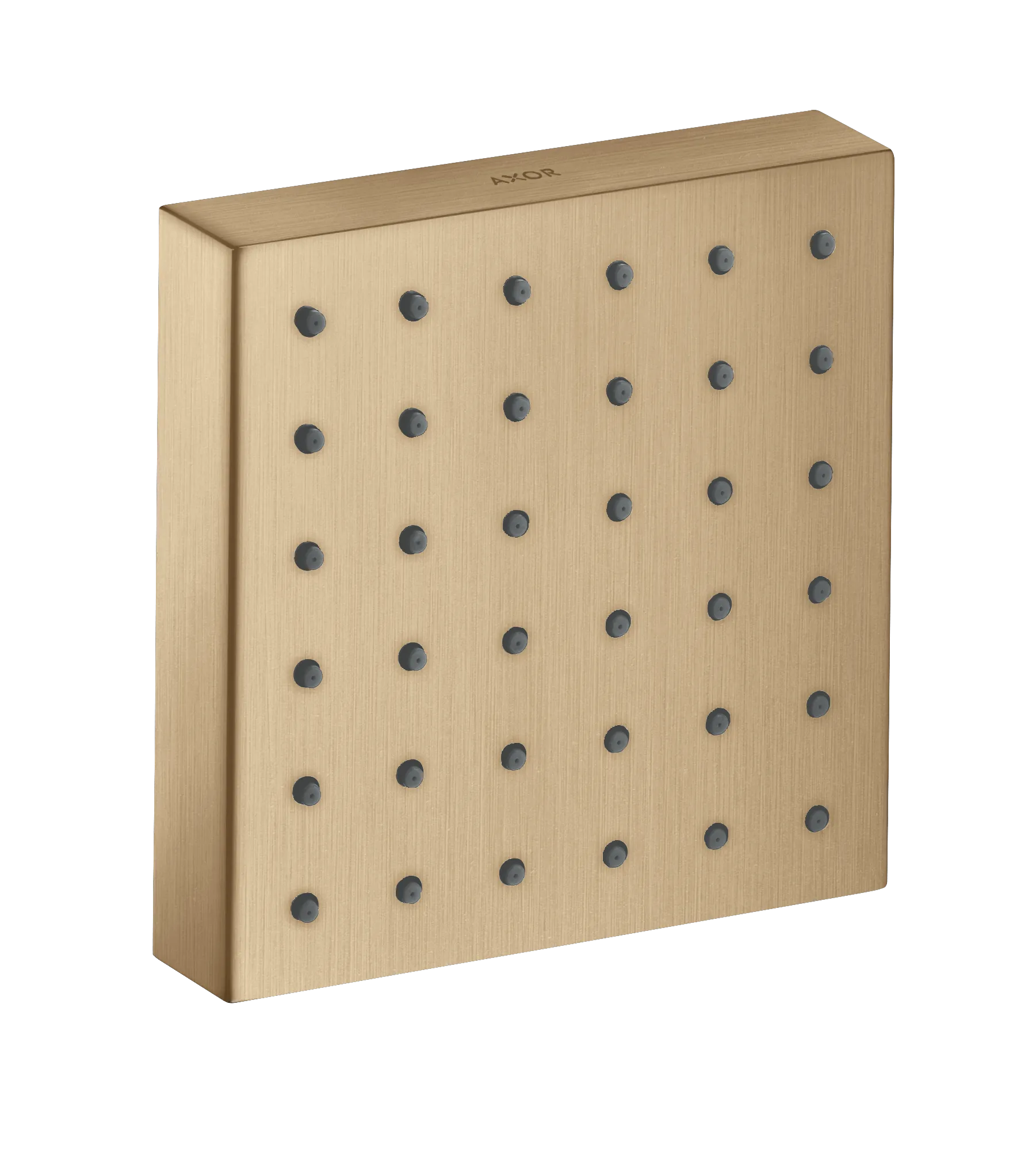 Hansgrohe AXOR ShowerSolutions Brausemodul 120/120 Unterputz eckig, Brushed Bronze
