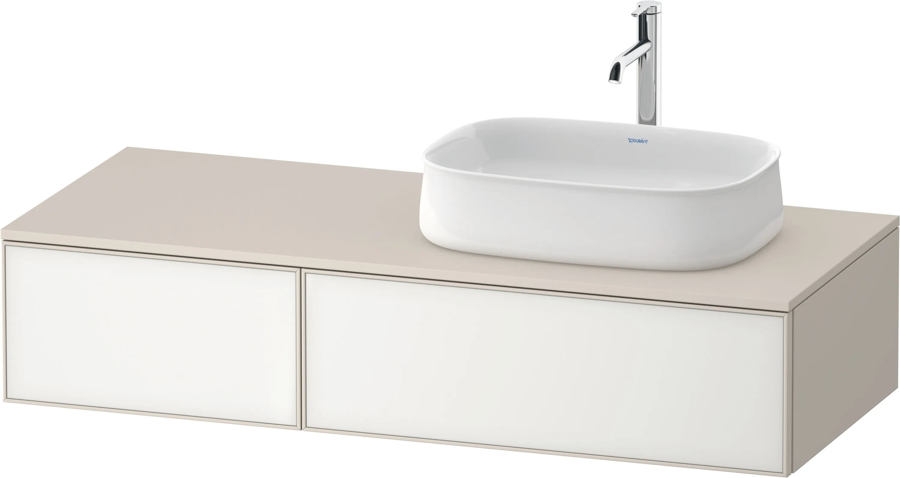 Duravit Waschtischunterschrank wandhängend „Zencha“ 130 × 28,1 × 55 cm