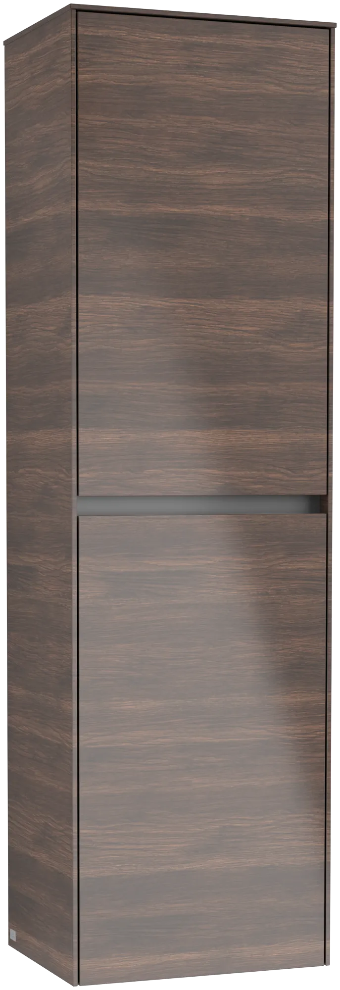 Villeroy & Boch Hochschrank mit Wäschekorb „Collaro“ 45,4 × 153,8 × 34,9 cm ohne Beleuchtung, Anschlag rechts, 1 Tür