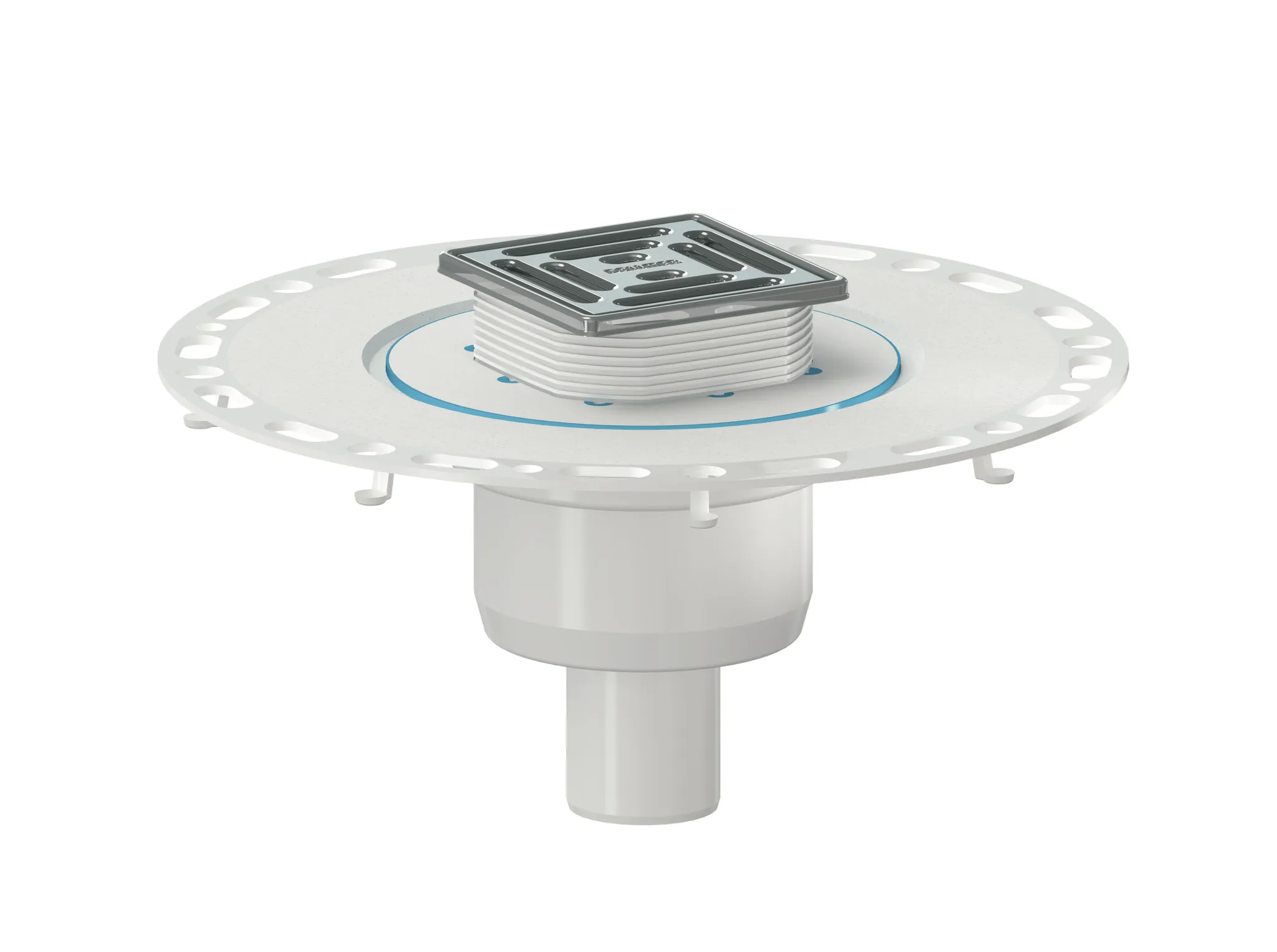 Bodenablauf TistoPlan senkrecht VC 10, DN 50, 100 x 100 mm Bodenablauf TistoPlan senkrecht VC 10, DN 50, 100 x 100 mm