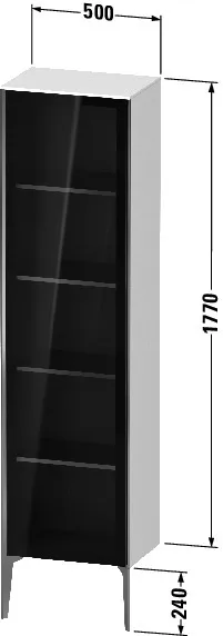 Duravit Hochschrank „XViu“ 50 × 177 × 36 cm