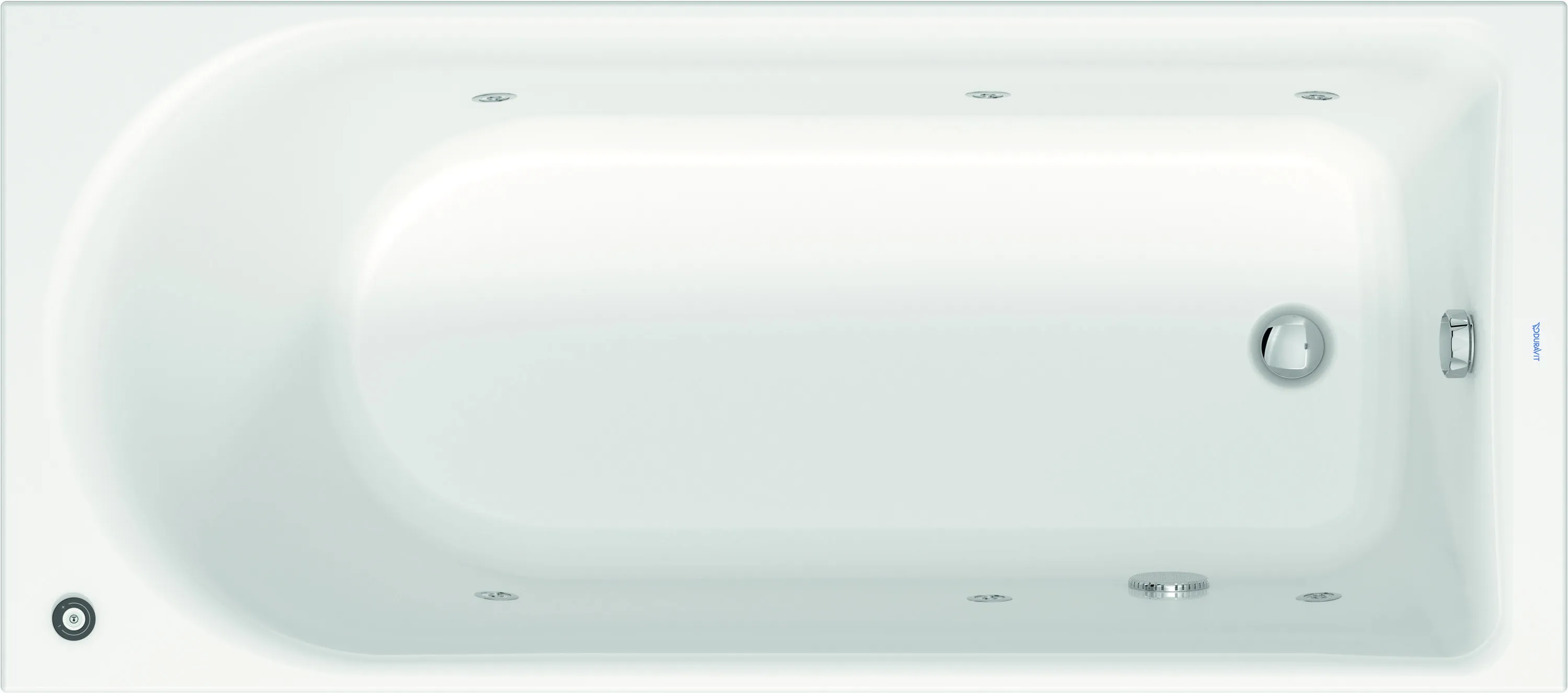 Duravit Whirlwanne „D-Neo“ rechteck 1700 × 750 mm, Fußablauf mit Jet Project, in Weiß Ablauf: Fußablauf / Größe: 170 × 75 cm / Whirlsystem: mit Jet Project Duravit Whirlwanne „D-Neo“ rechteck 1700 × 750 mm, Fußablauf mit Jet Project, in Weiß Ablauf: Fußablauf / Größe: 170 × 75 cm / Whirlsystem: mit Jet Project