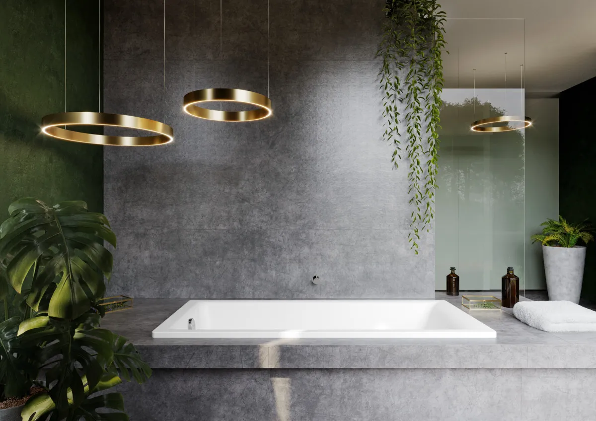 Kaldewei Badewanne „Puro“ Star rechteck 180 × 80 cm, mit Grifflochbohrungen mit Überlaufbohrung, in schwarz Kaldewei Badewanne „Puro“ Star rechteck 180 × 80 cm, mit Grifflochbohrungen mit Überlaufbohrung, in schwarz