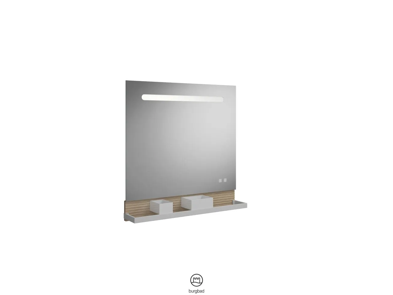 burgbad Spiegel „Fiumo“ 800 × 817 mm