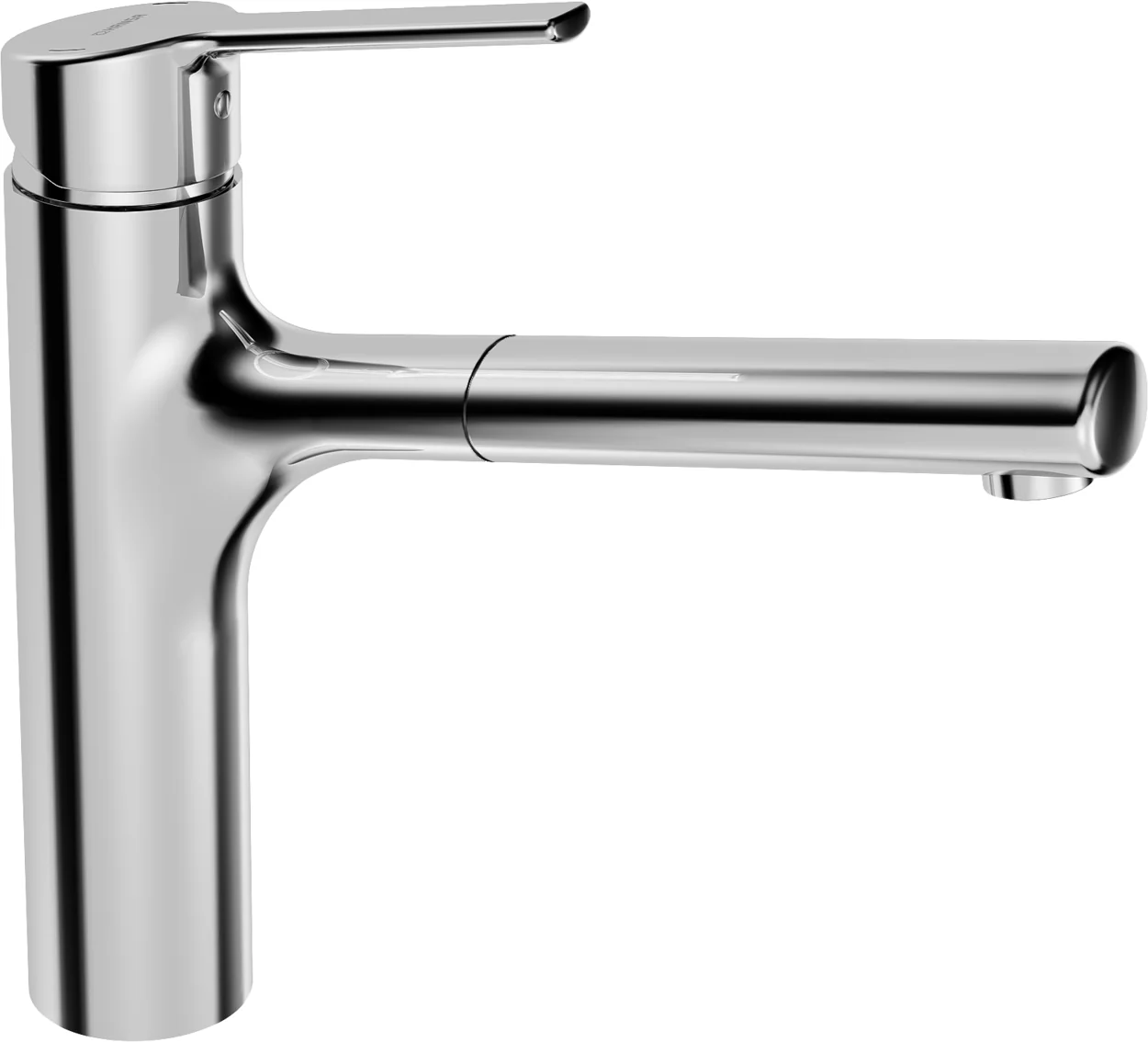 HansaRONDA Einhebelmischer Küchenarmatur HansaRONDA 0334 Ausladung 200 mm DN15 Chrom HansaRONDA Einhebelmischer Küchenarmatur HansaRONDA 0334 Ausladung 200 mm DN15 Chrom