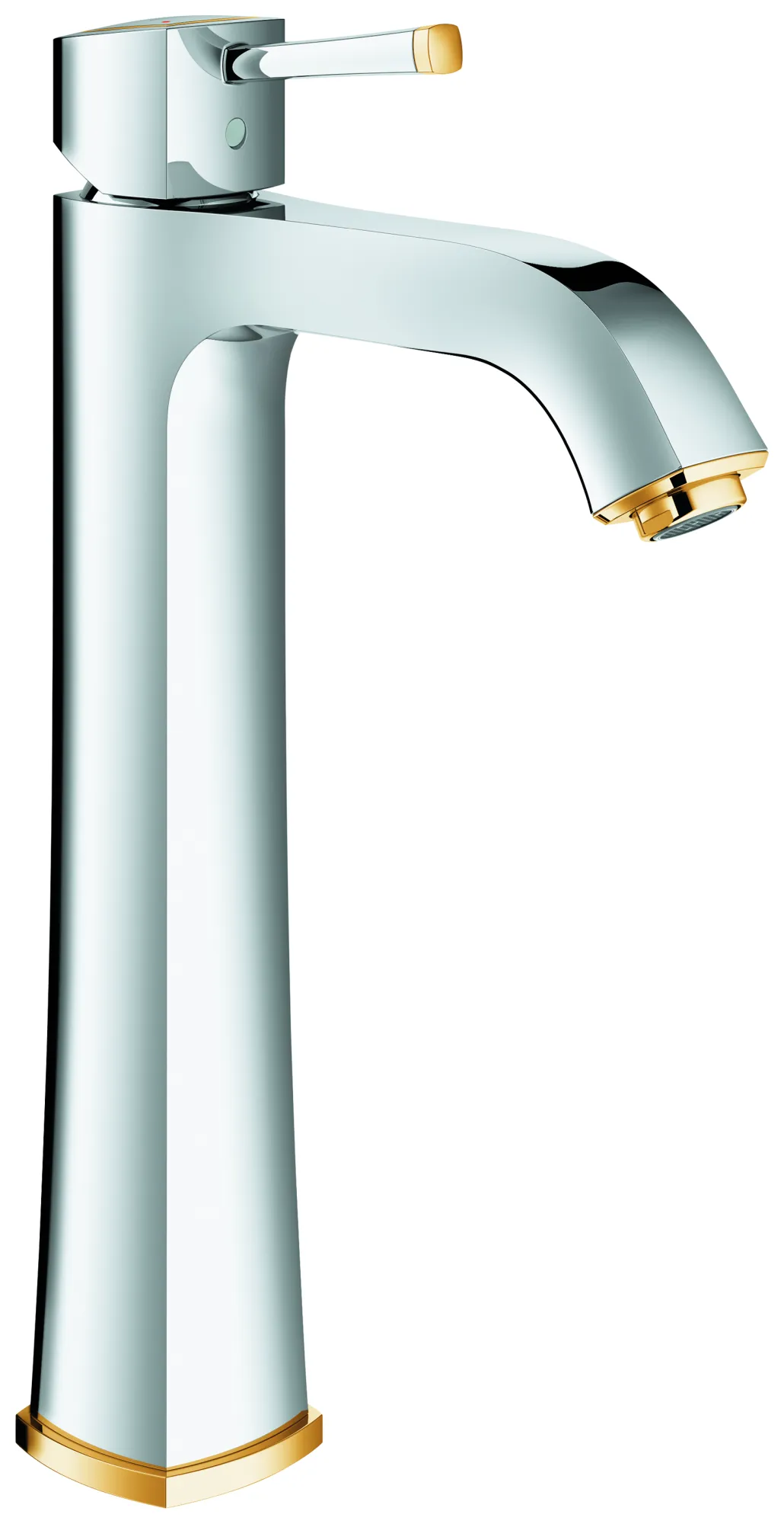 Einhand-Waschtischbatterie Grandera 24371, XL-Size, für freistehende Waschschüsseln, glatter Körper, chrom Einhand-Waschtischbatterie Grandera 24371, XL-Size, für freistehende Waschschüsseln, glatter Körper, chrom