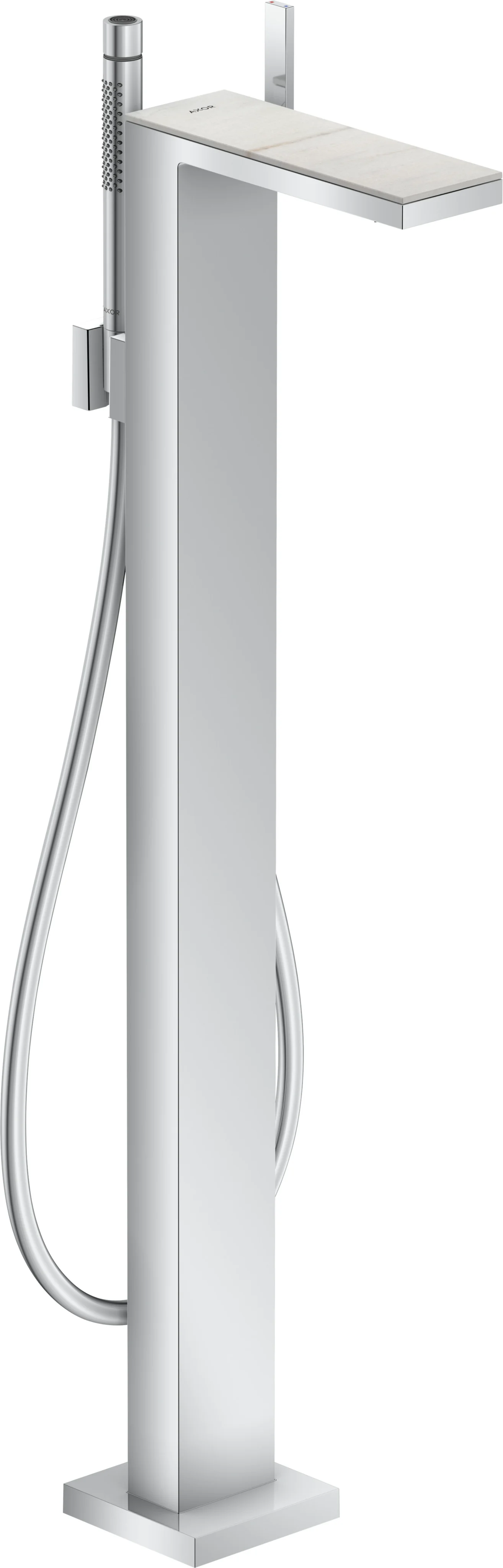 Hansgrohe AXOR MyEdition Einhebel-Wannenmischer bodenstehend, Chrom, Ausladung 196 mm