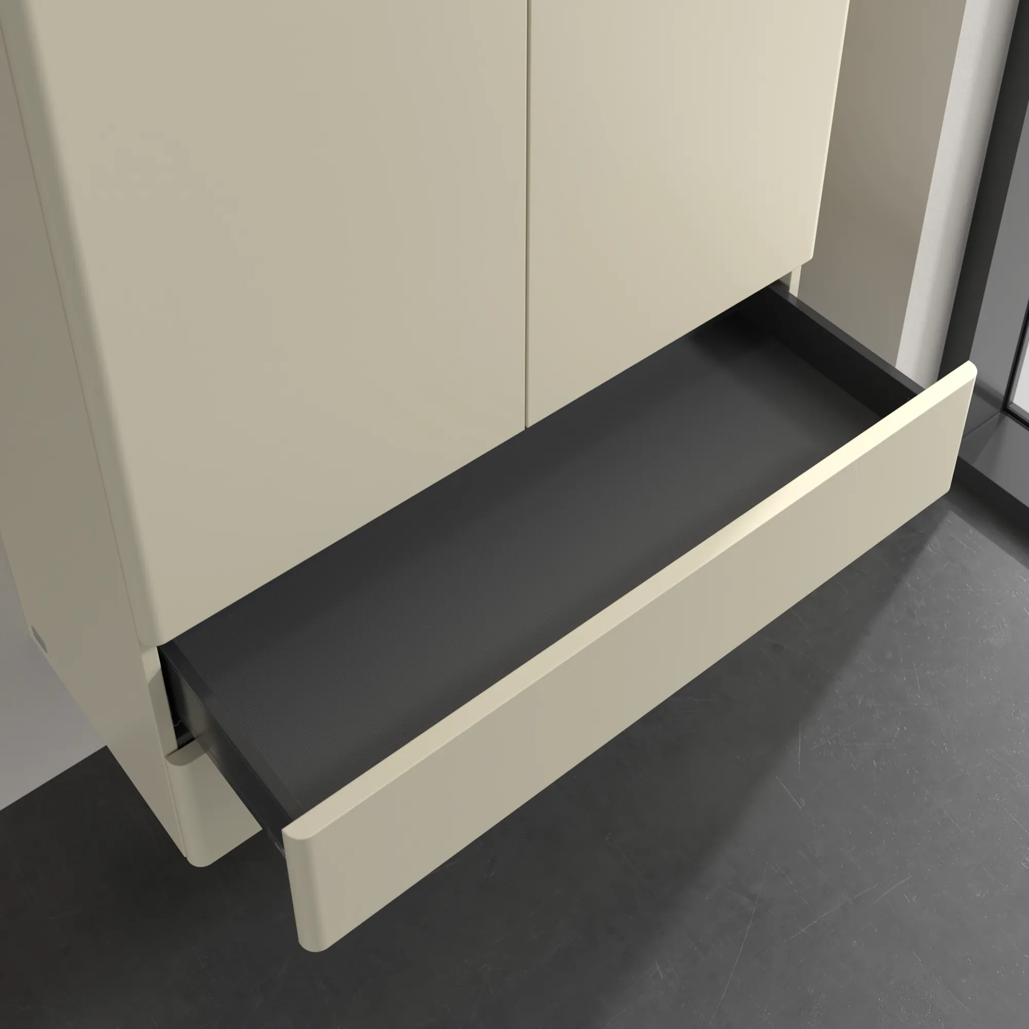 Villeroy & Boch Antao Highboard K47, 814x1039x356mm, Silk Grey Matt Lacquer Villeroy & Boch Antao Highboard K47, 814x1039x356mm, Silk Grey Matt Lacquer