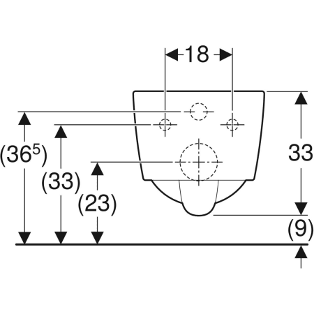 Wand-Tiefspül-WC „iCon Square“ geschlossene Form 35 × 31 × 54 cm in weiß alpin, ohne Spülrand, Befestigung verdeckt Wand-Tiefspül-WC „iCon Square“ geschlossene Form 35 × 31 × 54 cm in weiß alpin, ohne Spülrand, Befestigung verdeckt