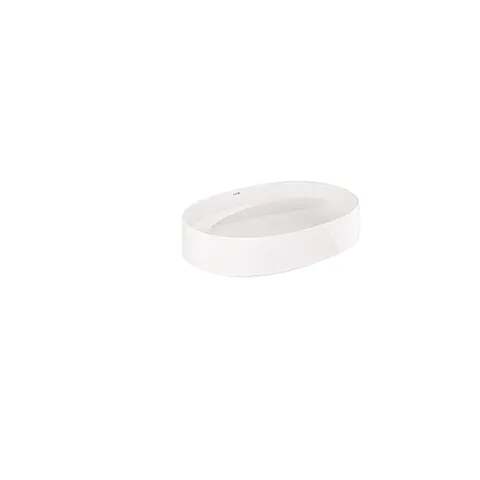 RESA O Waschtisch 60 x 40 H14 cm Oval Mattschwarz