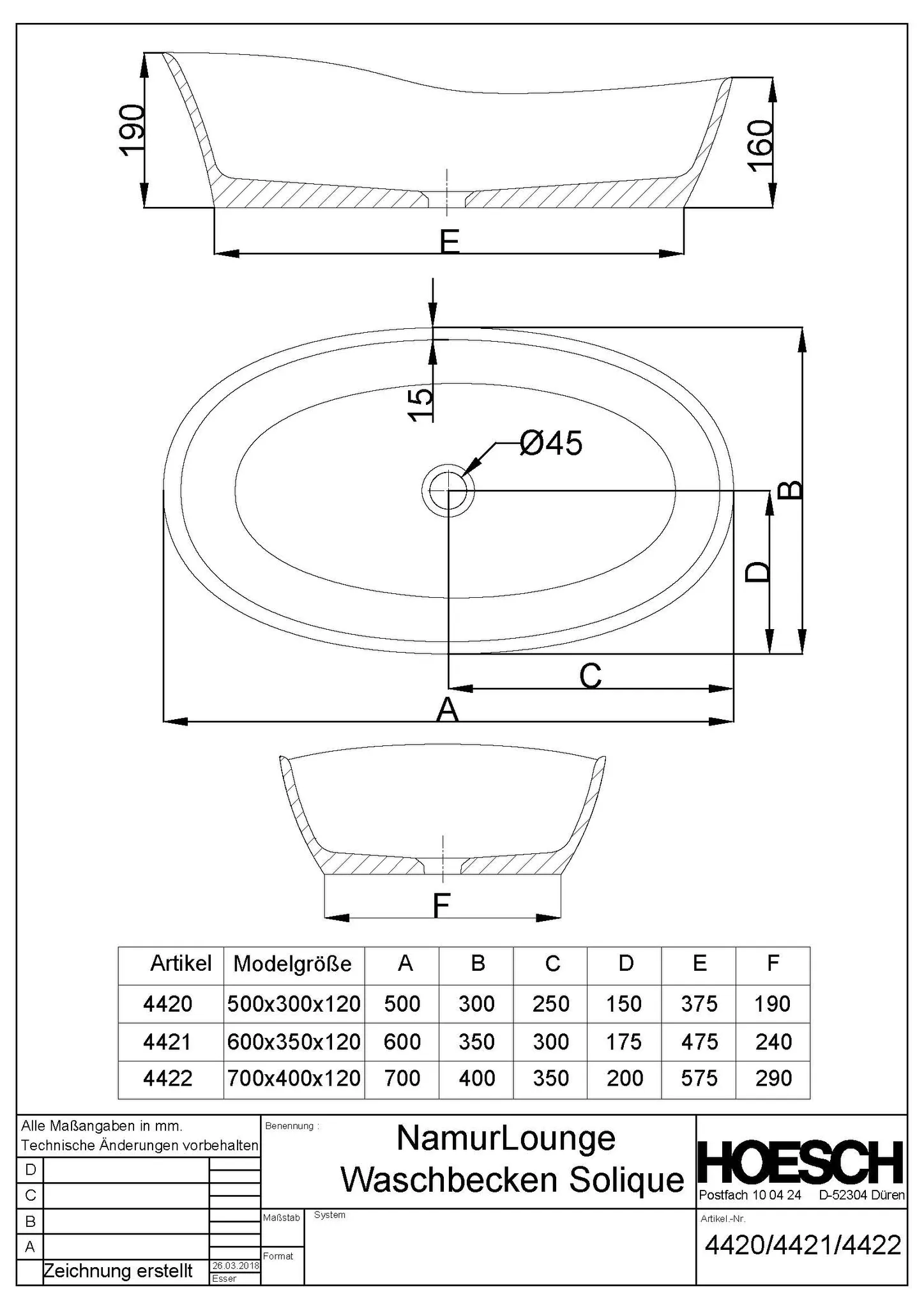 Hoesch Namur Lounge Aufsatz-Waschbecken Mineralguss, Weiß matt, 700x400x12 cm Hoesch Namur Lounge Aufsatz-Waschbecken Mineralguss, Weiß matt, 700x400x12 cm
