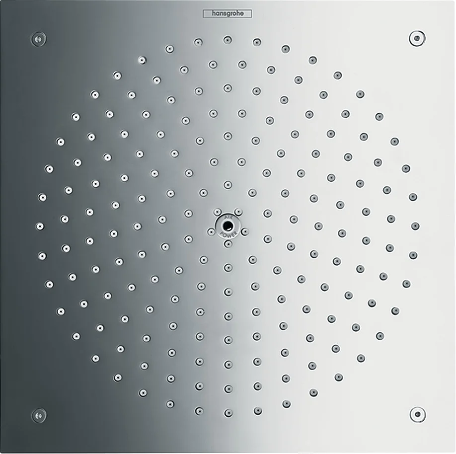 Hansgrohe Raindance Kopfbrause 1jet EcoSmart Air Chrom, 260 x 260 mm, Unterputz, DN15 Hansgrohe Raindance Kopfbrause 1jet EcoSmart Air Chrom, 260 x 260 mm, Unterputz, DN15