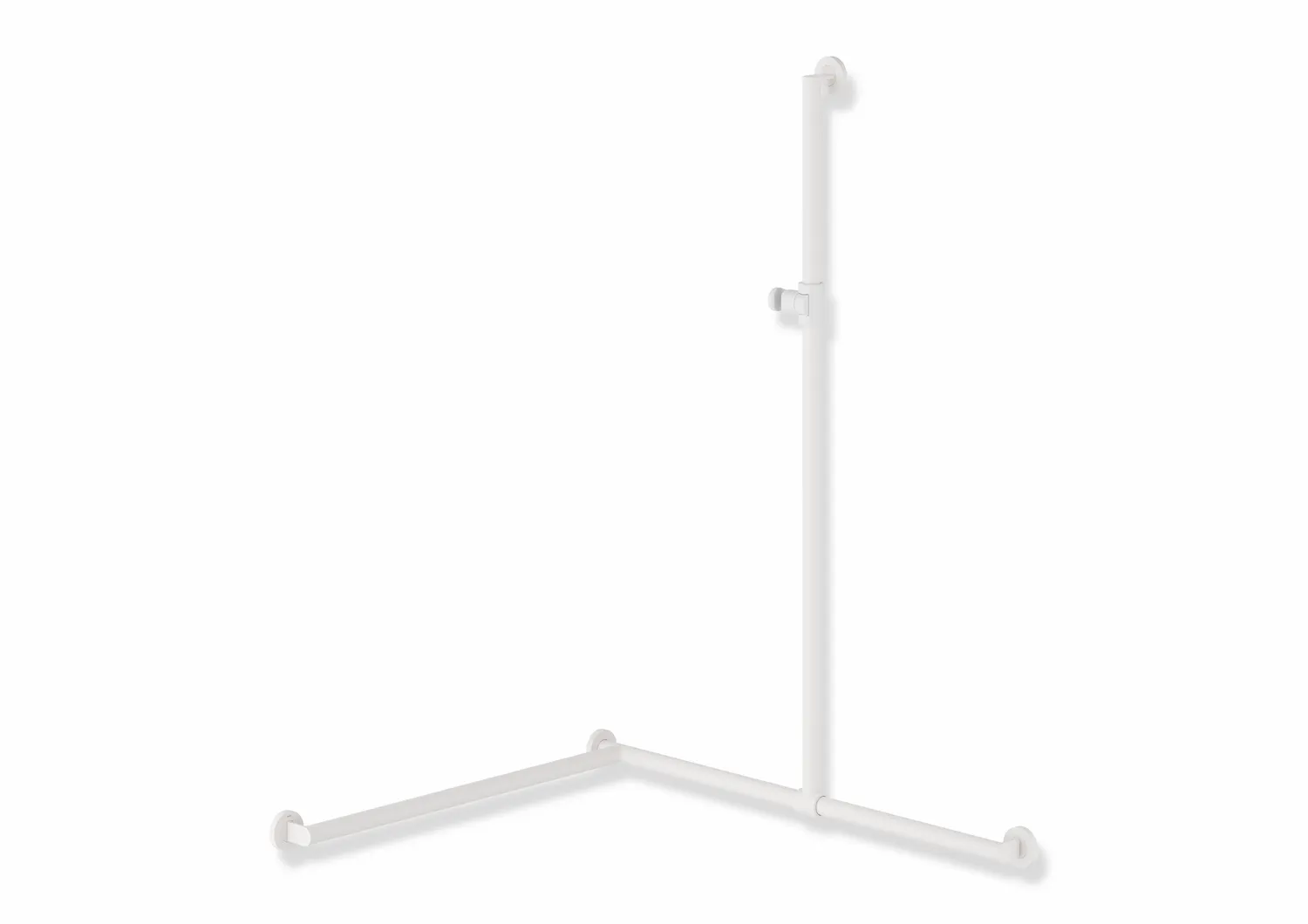 HEWI Duschhandlauf System 900 PG56, links, weiß tiefmatt
