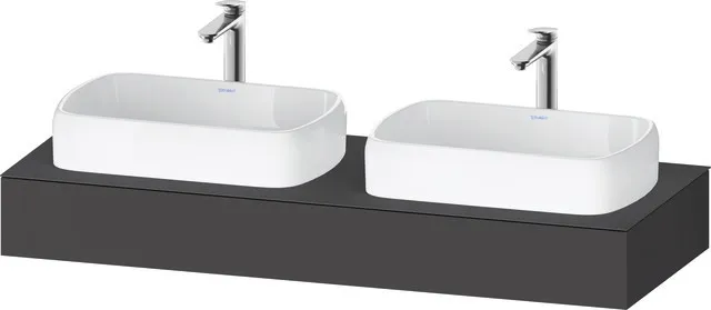 Duravit Konsole „Qatego“ in Graphit Matt